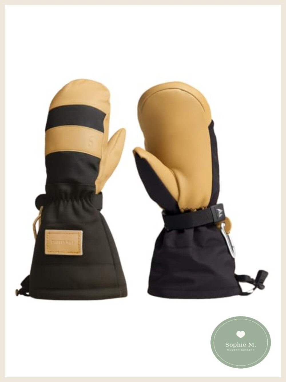Insulated Waterproof Long-Cuff Ski Mittens 3M Thinsulate Winter